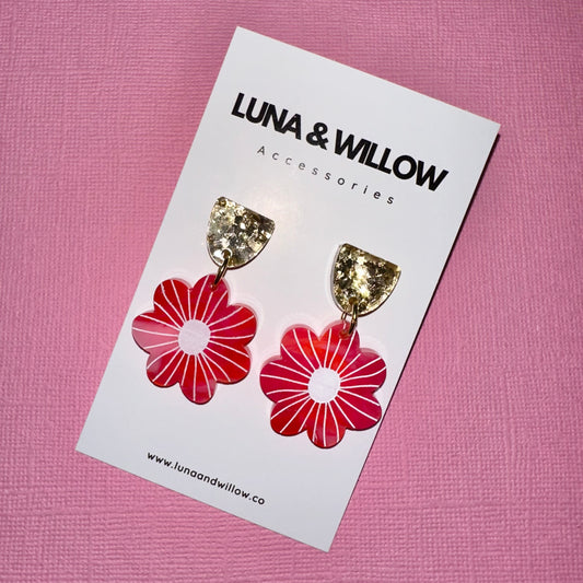 Floral Drop Earrings