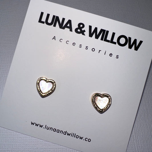 Heart Studs
